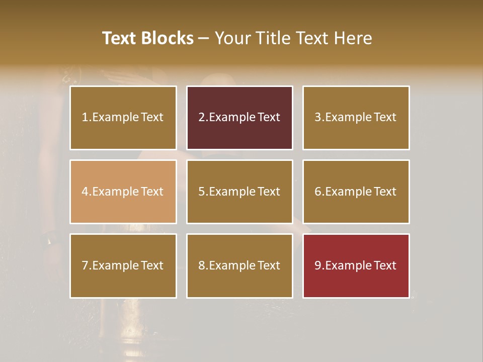 Futuristic Rock Girl PowerPoint Template