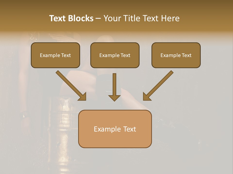 Futuristic Rock Girl PowerPoint Template