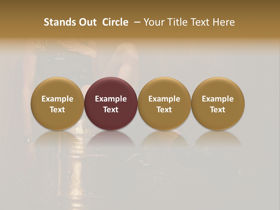 Futuristic Rock Girl PowerPoint Template