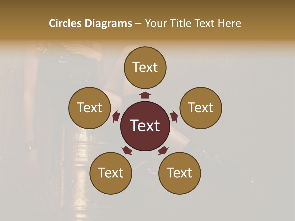 Futuristic Rock Girl PowerPoint Template