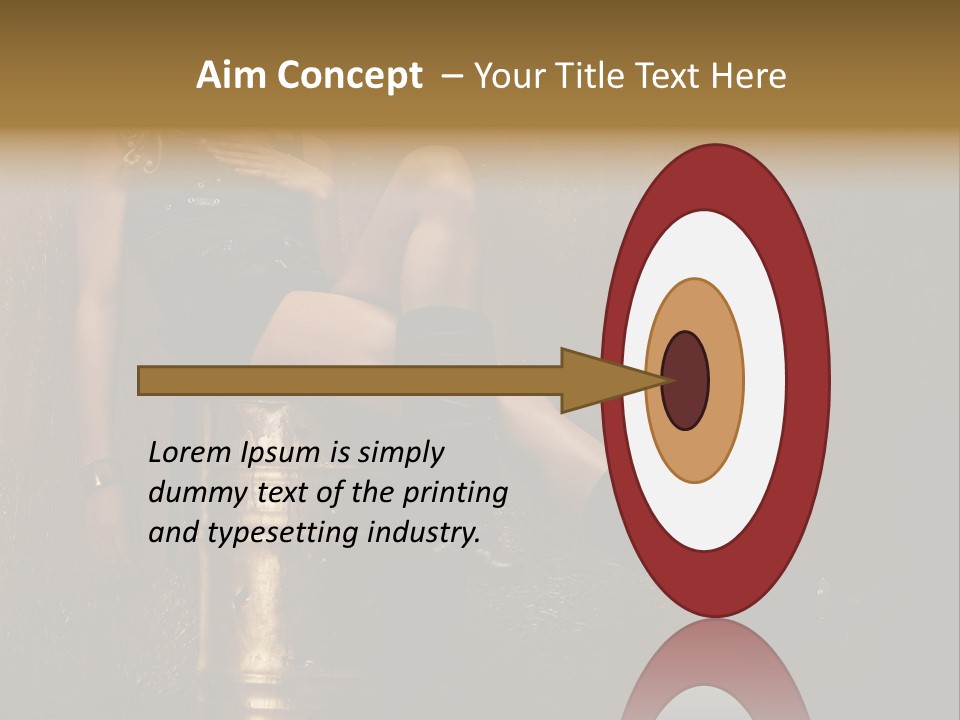 Futuristic Rock Girl PowerPoint Template