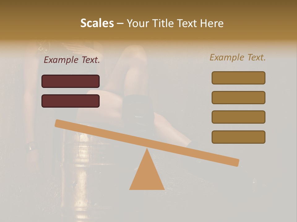 Futuristic Rock Girl PowerPoint Template