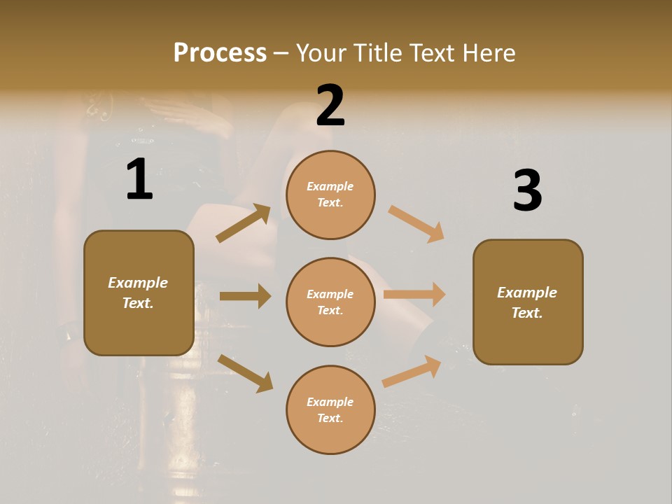 Futuristic Rock Girl PowerPoint Template