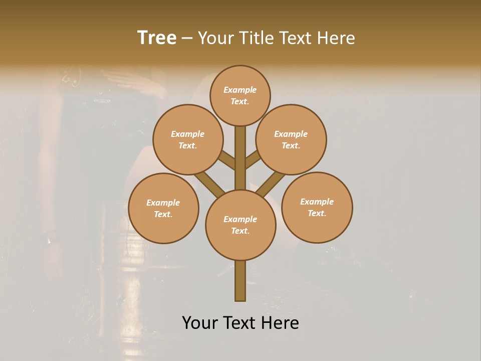 Futuristic Rock Girl PowerPoint Template