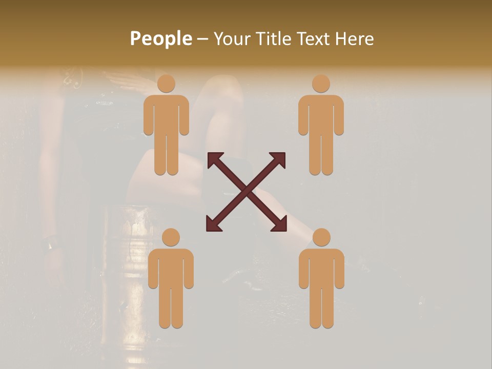 Futuristic Rock Girl PowerPoint Template