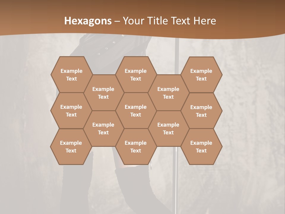 Portrait Star Background PowerPoint Template