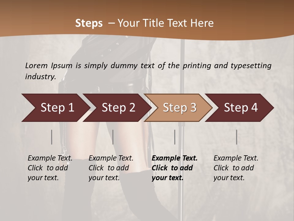 Portrait Star Background PowerPoint Template