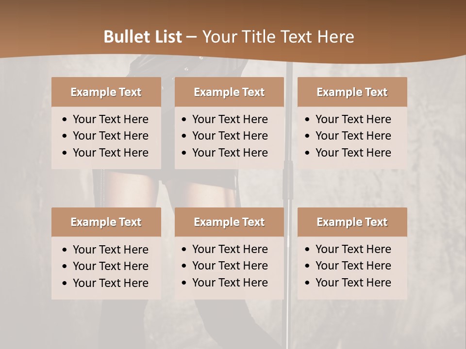 Portrait Star Background PowerPoint Template