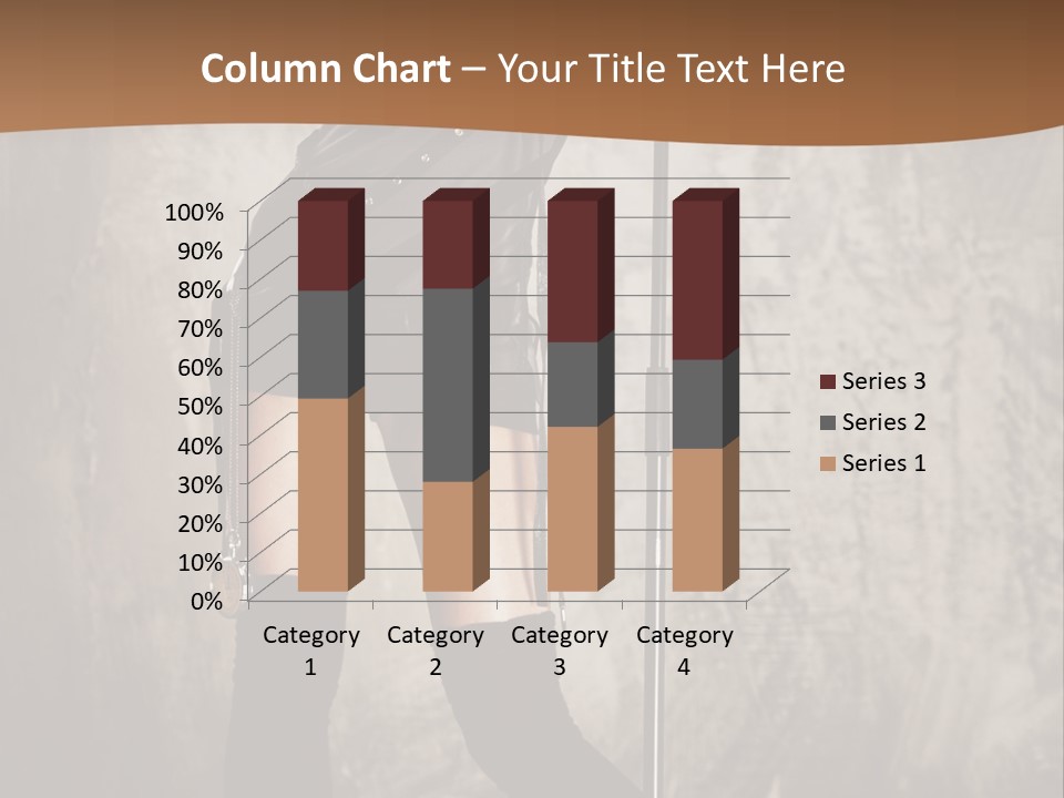 Portrait Star Background PowerPoint Template