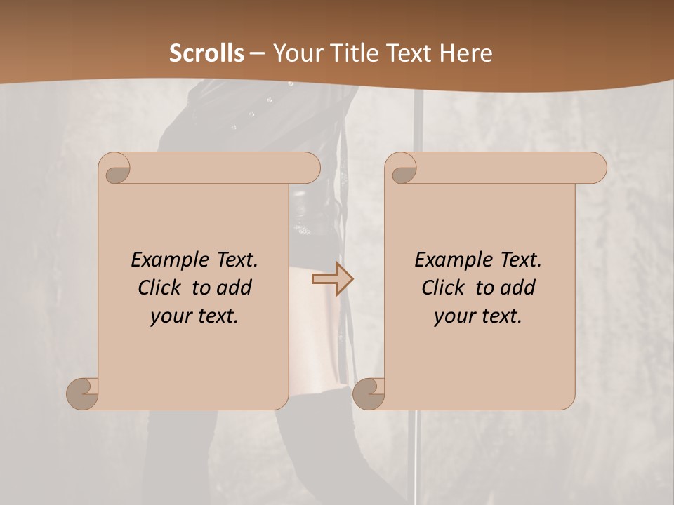 Portrait Star Background PowerPoint Template