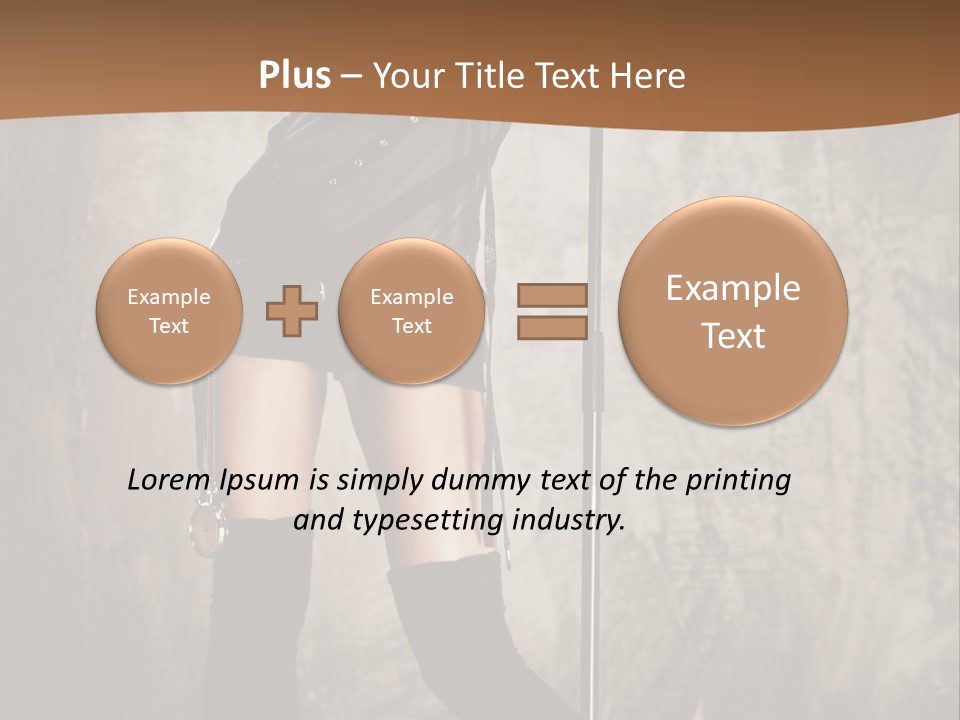 Portrait Star Background PowerPoint Template