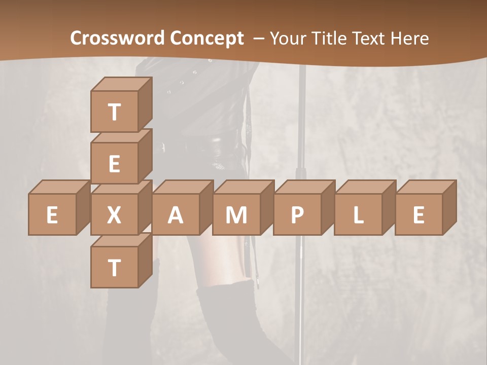 Portrait Star Background PowerPoint Template