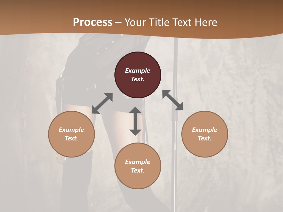 Portrait Star Background PowerPoint Template