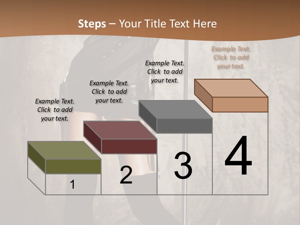 Portrait Star Background PowerPoint Template