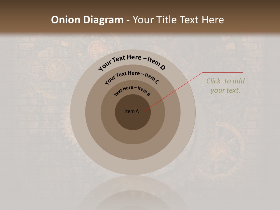 Bricks Rusted Checkered PowerPoint Template