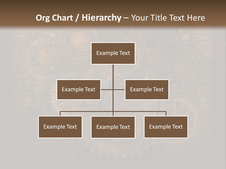 Bricks Rusted Checkered PowerPoint Template