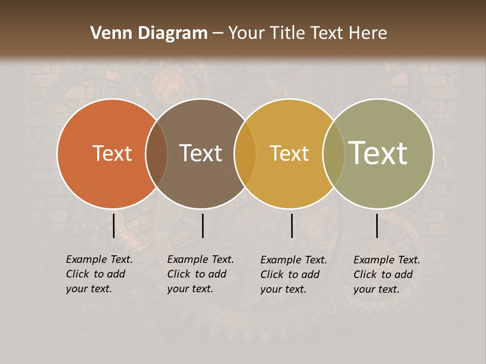Bricks Rusted Checkered PowerPoint Template