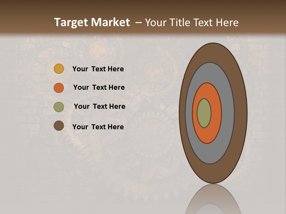 Bricks Rusted Checkered PowerPoint Template