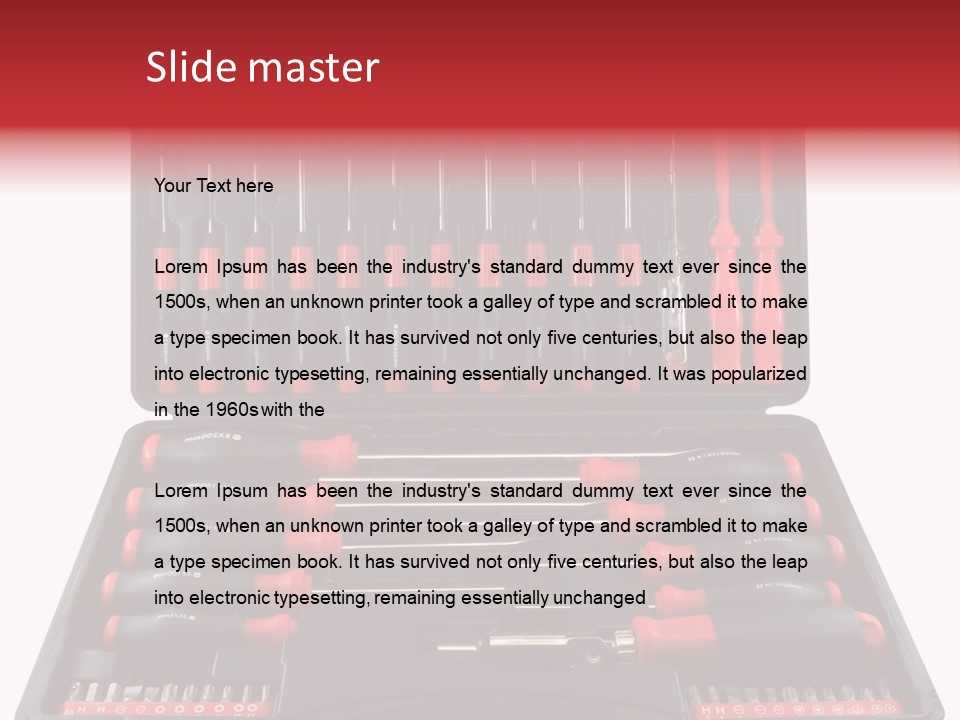 Box New Tool PowerPoint Template
