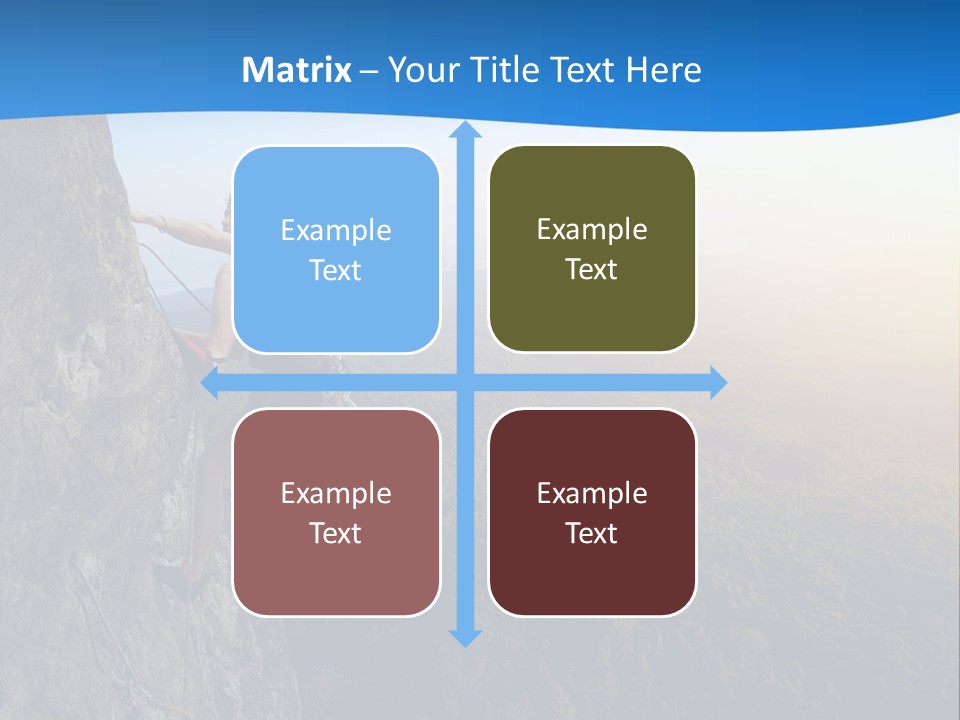 Explore Height Rope PowerPoint Template