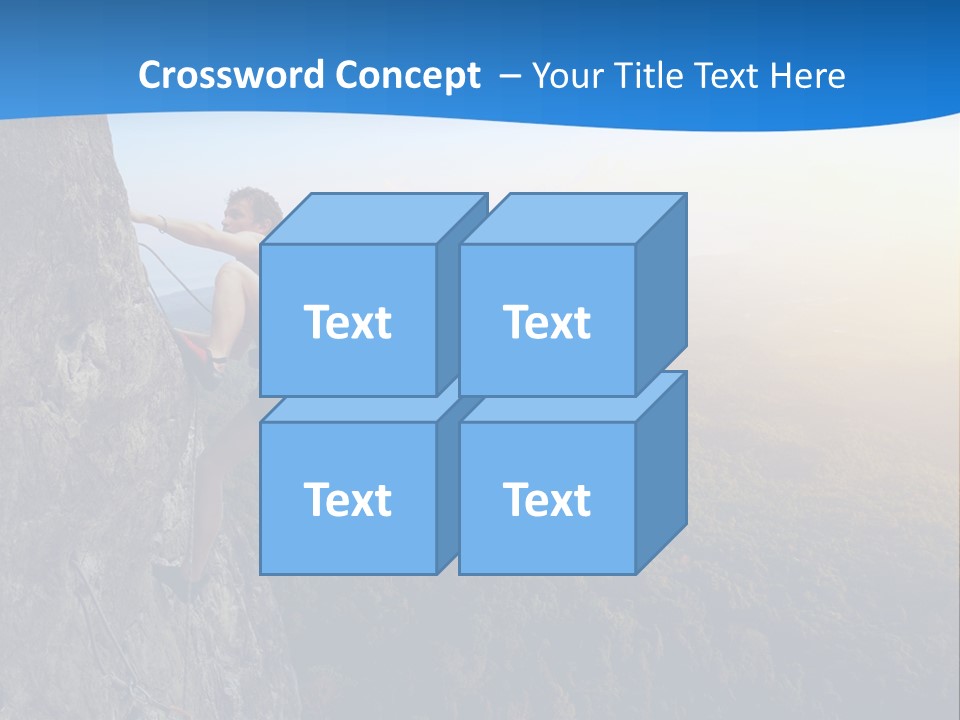 Explore Height Rope PowerPoint Template