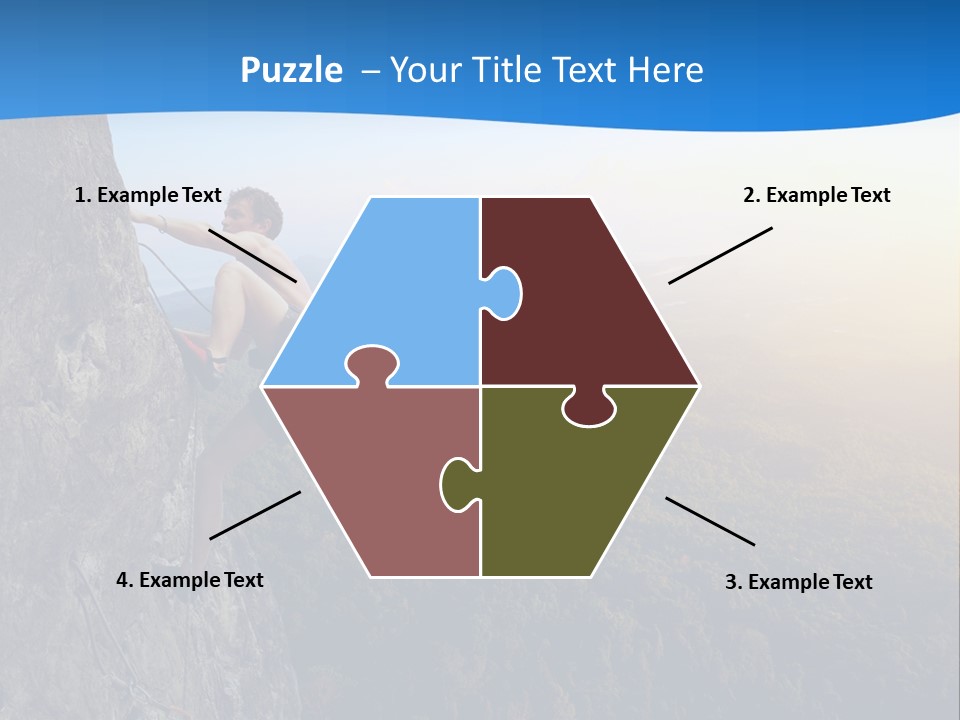 Explore Height Rope PowerPoint Template