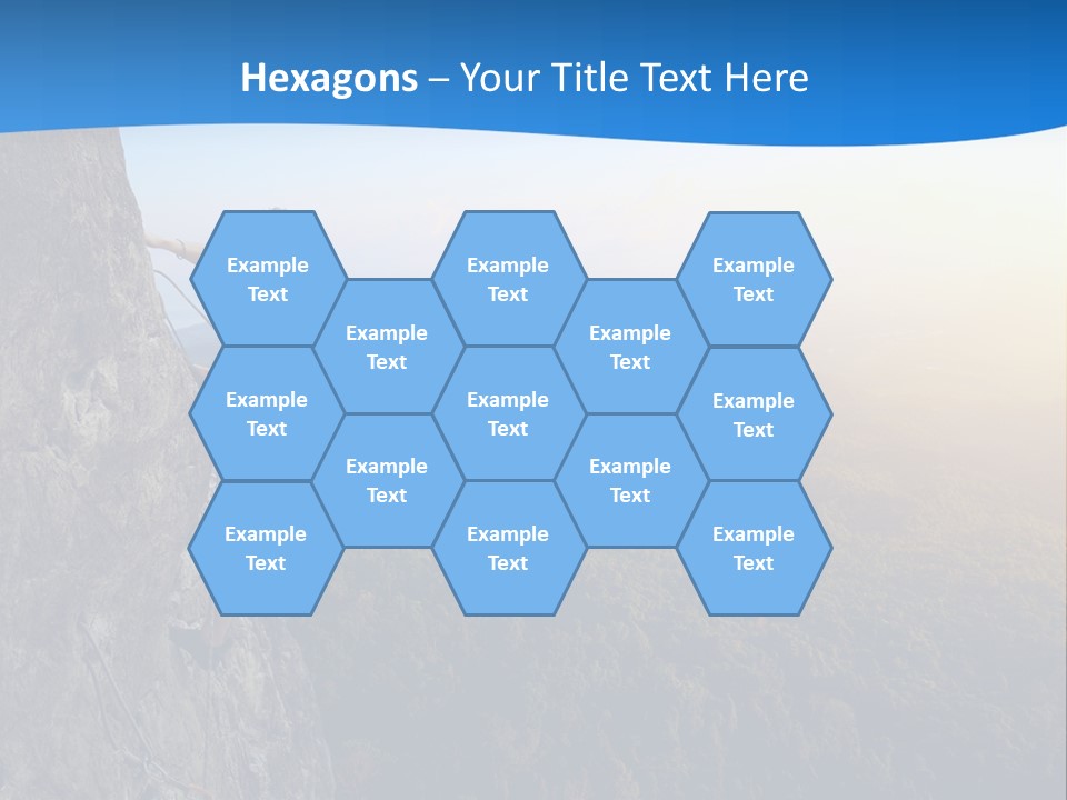 Explore Height Rope PowerPoint Template