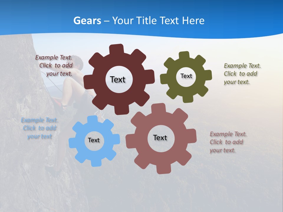 Explore Height Rope PowerPoint Template