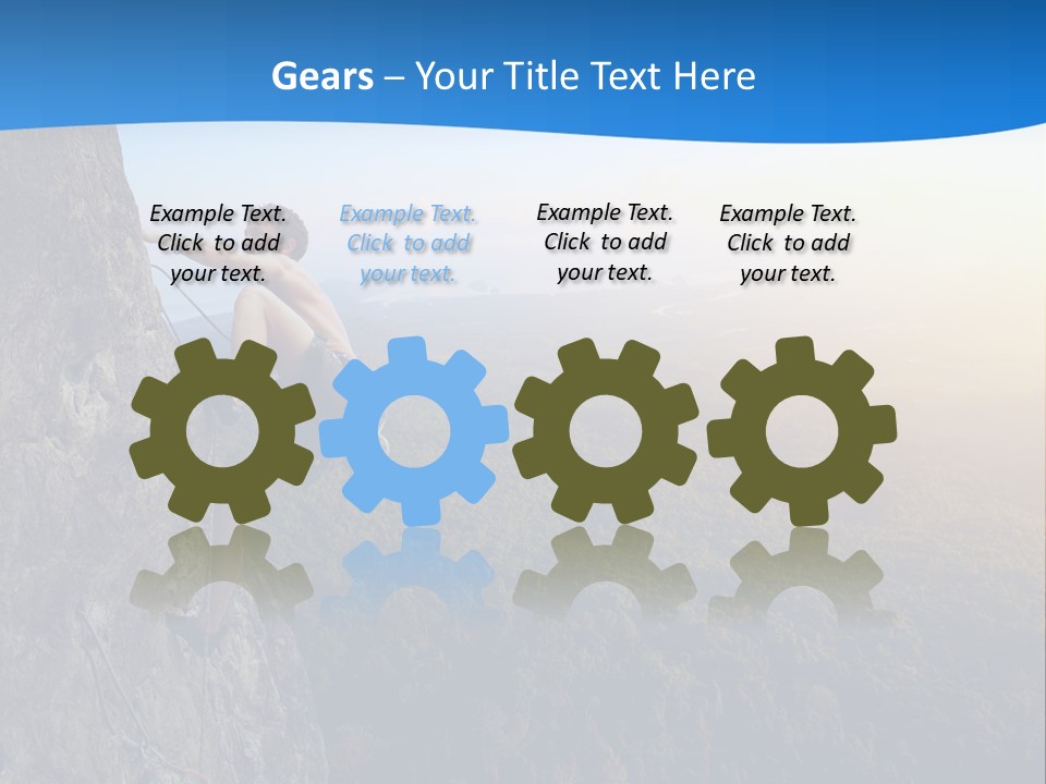 Explore Height Rope PowerPoint Template