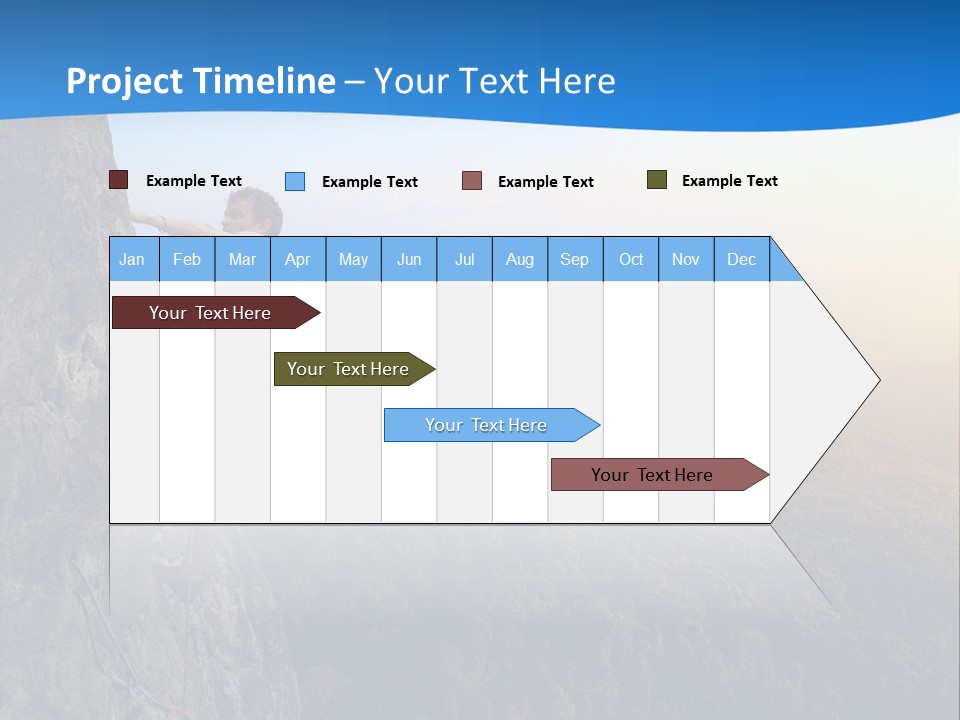 Explore Height Rope PowerPoint Template