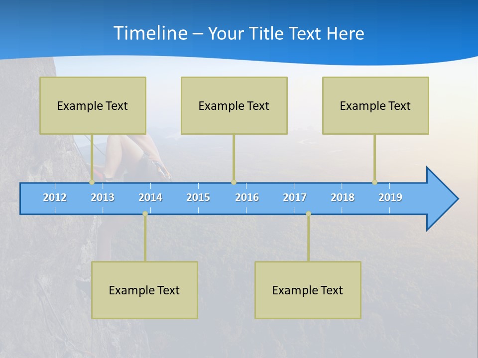 Explore Height Rope PowerPoint Template