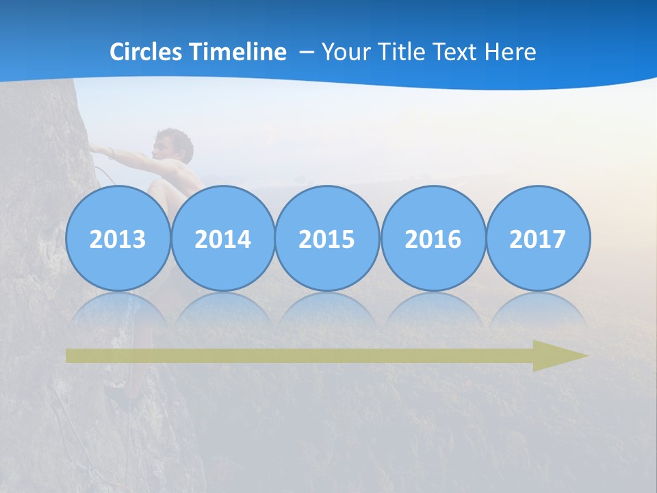 Explore Height Rope PowerPoint Template