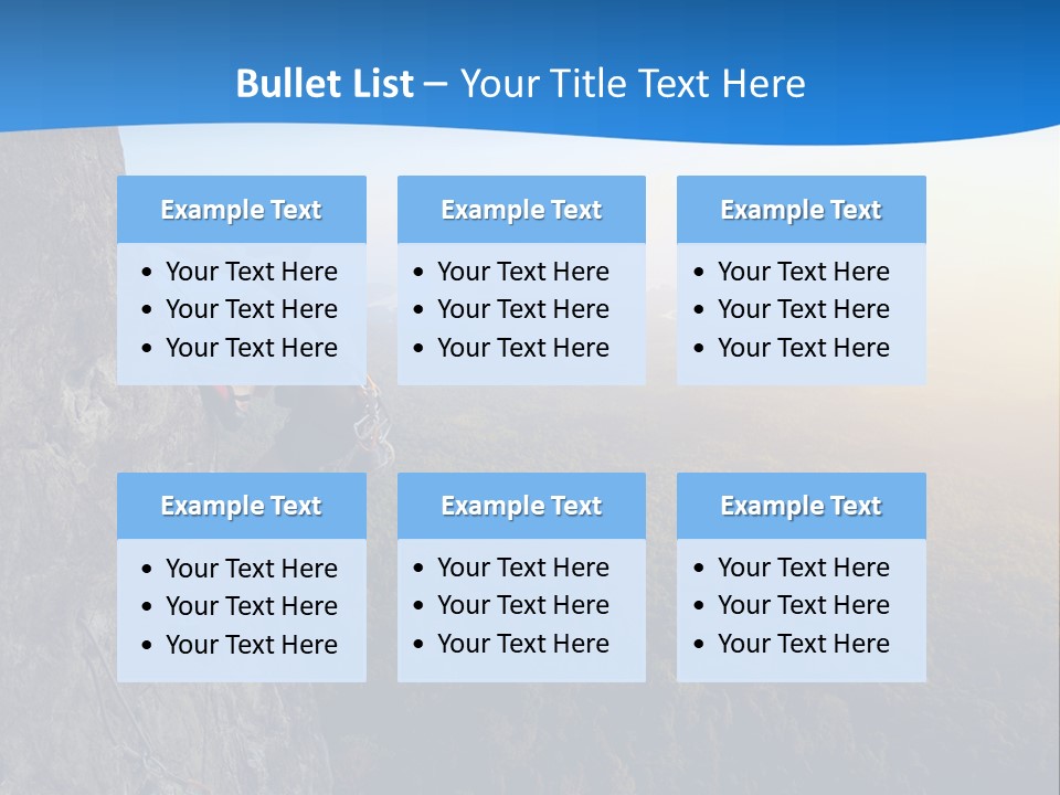Explore Height Rope PowerPoint Template