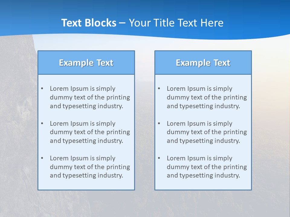 Explore Height Rope PowerPoint Template