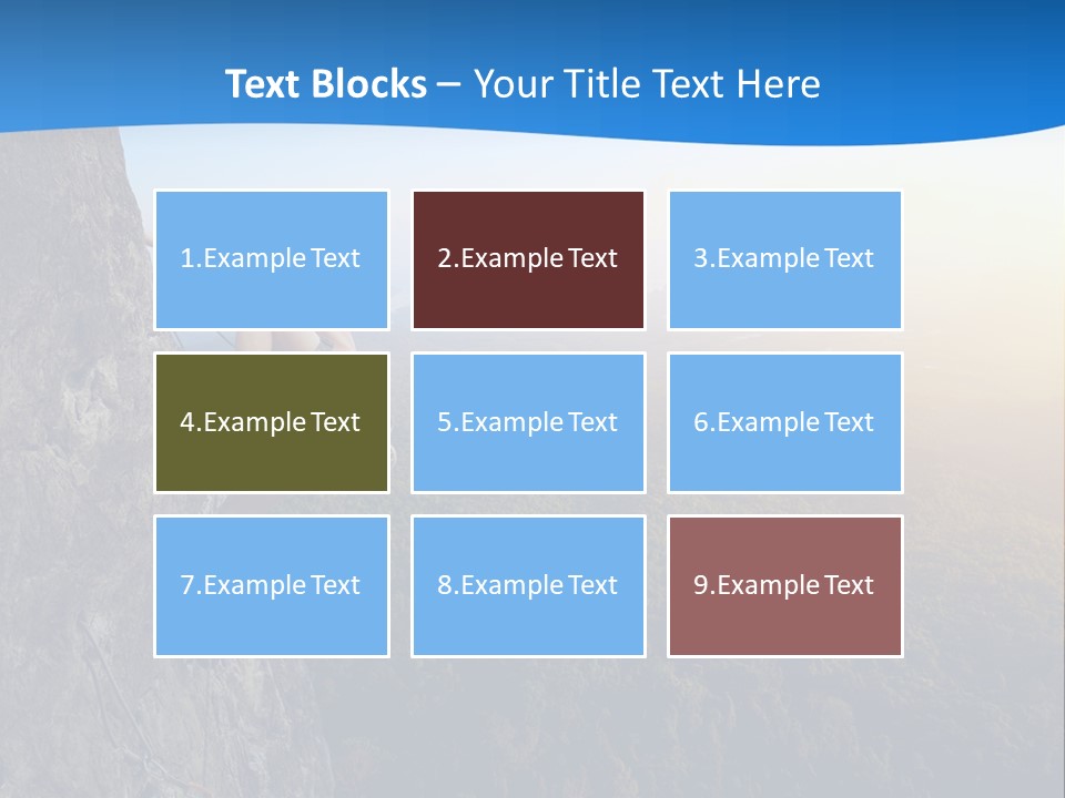Explore Height Rope PowerPoint Template