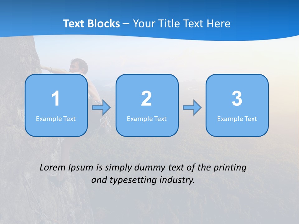 Explore Height Rope PowerPoint Template
