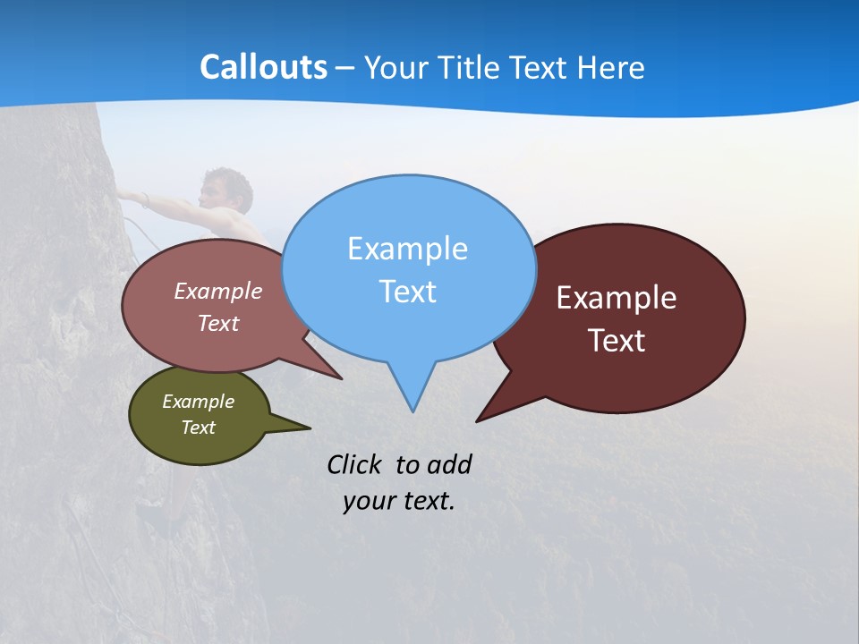 Explore Height Rope PowerPoint Template