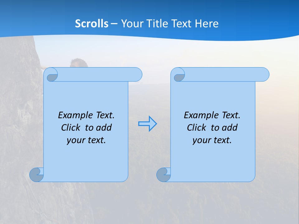 Explore Height Rope PowerPoint Template