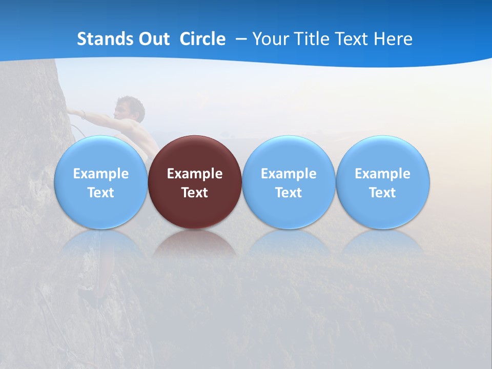 Explore Height Rope PowerPoint Template