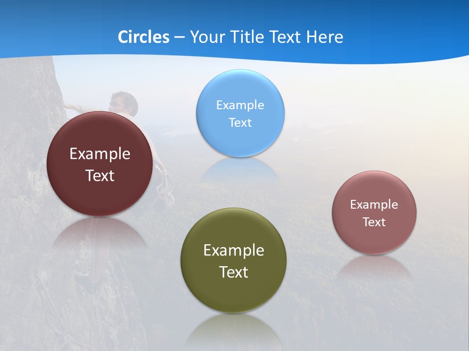 Explore Height Rope PowerPoint Template
