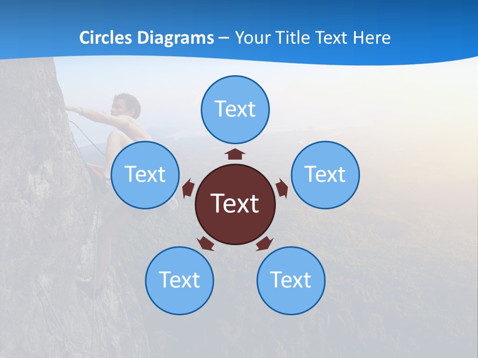 Explore Height Rope PowerPoint Template