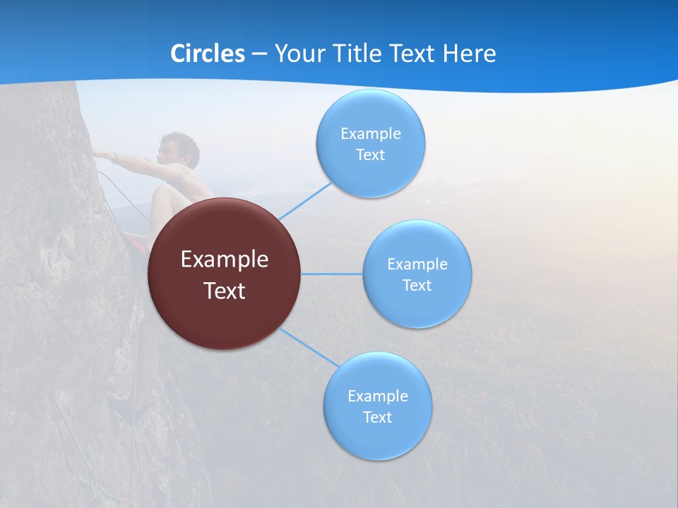Explore Height Rope PowerPoint Template