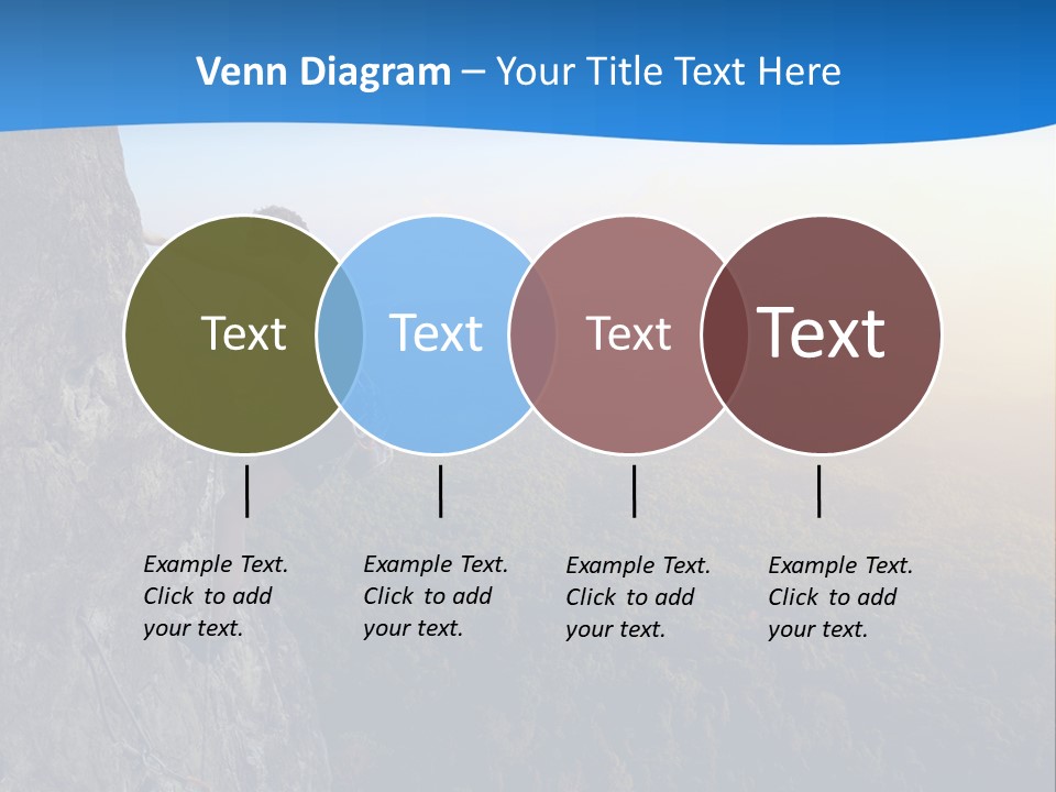 Explore Height Rope PowerPoint Template