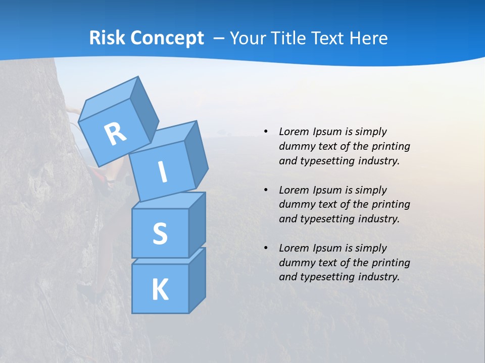 Explore Height Rope PowerPoint Template