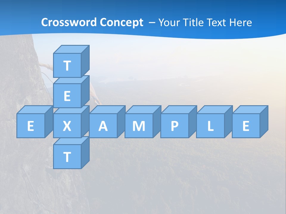 Explore Height Rope PowerPoint Template