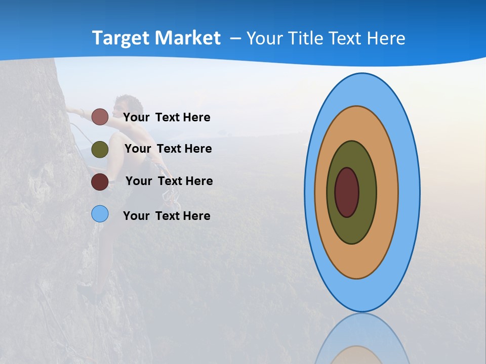 Explore Height Rope PowerPoint Template