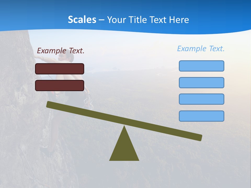 Explore Height Rope PowerPoint Template