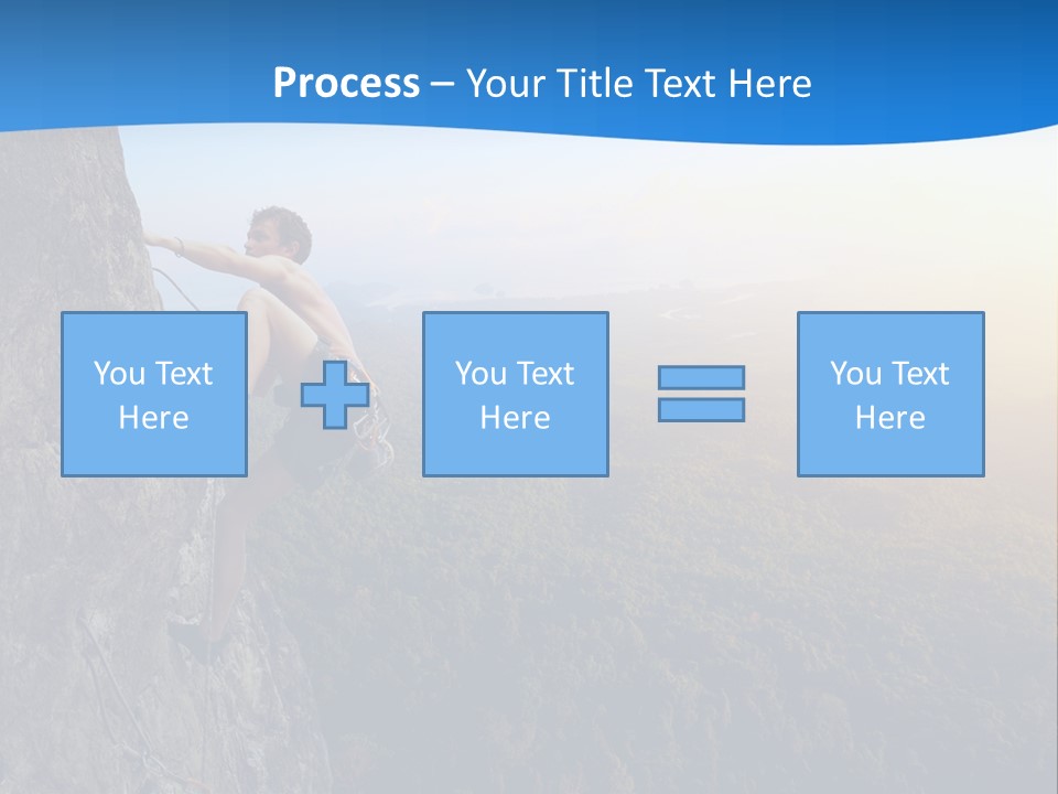Explore Height Rope PowerPoint Template