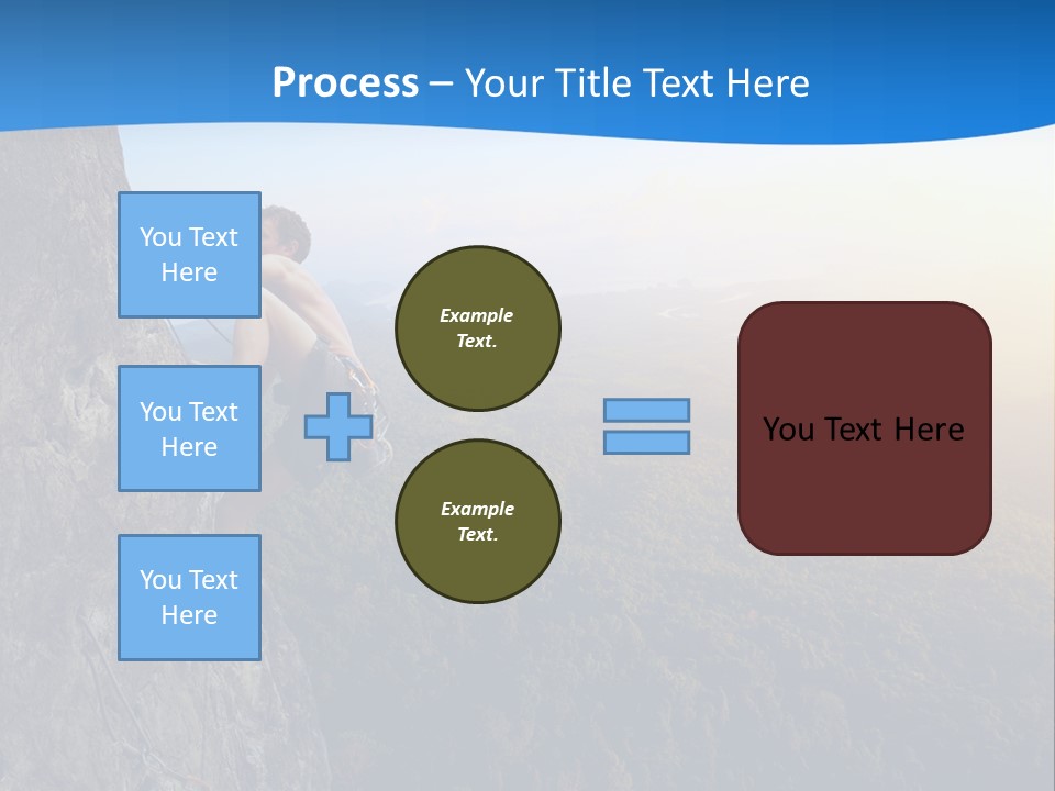 Explore Height Rope PowerPoint Template