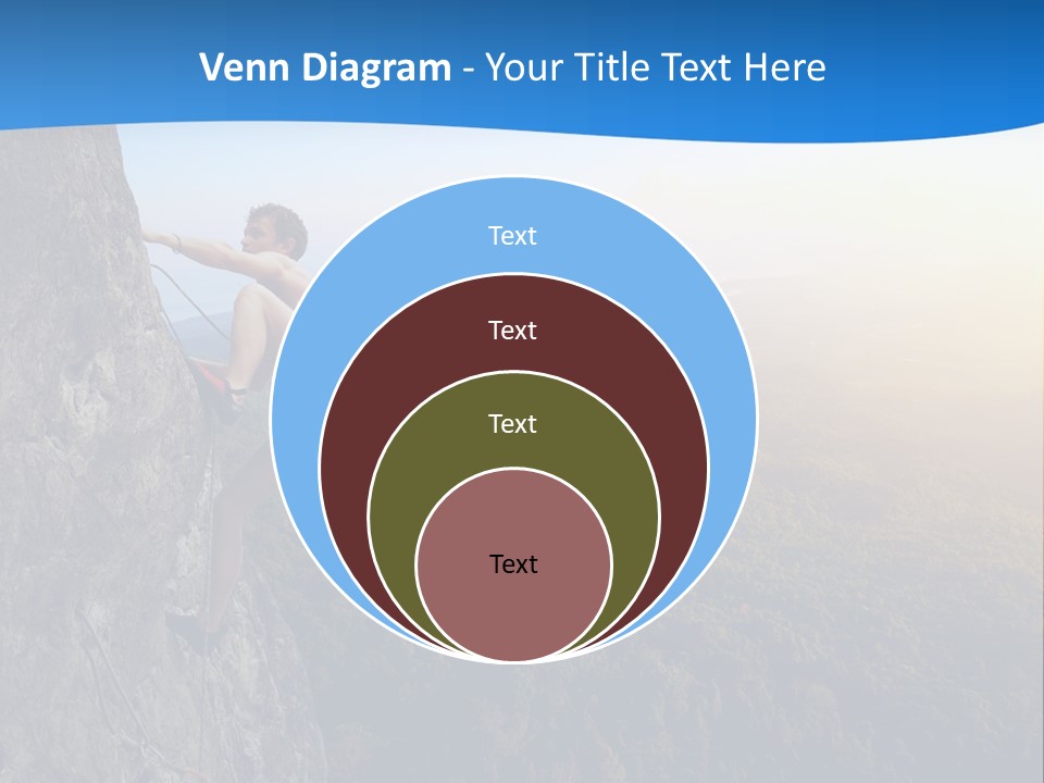 Explore Height Rope PowerPoint Template